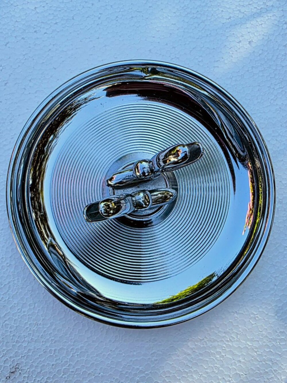 Vintage MCM Chrome Pelican Ring Dish USA